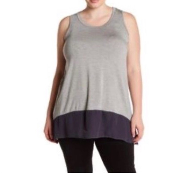 Electric Yoga Tops - Electric Yoga Plus Tank With a Fling 2X 3X